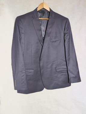Joseph & Feiss Gold Classic Men's Blue Blazer Wool Jacket